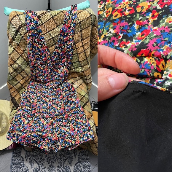 Highline Collective Floral Romper - Picture 1 of 4